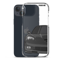 Load image into Gallery viewer, Black C6 Corvette Z06 - iPhone Case