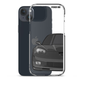 Black C6 Corvette Z06 - iPhone Case