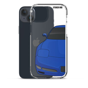 Electron Blue C5 Corvette Z06iPhone Case