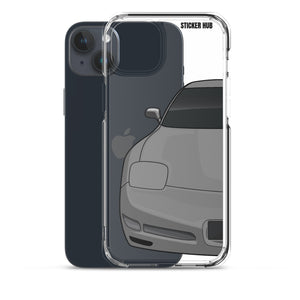 Pewter Gray C5 Corvette Z06 - iPhone Case