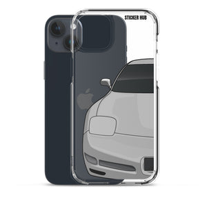 Silver C5 Corvette Z06 - iPhone Case