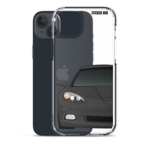 Black C6 Corvette - iPhone Case