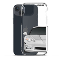 Load image into Gallery viewer, Silver C6 Corvette - iPhone Case