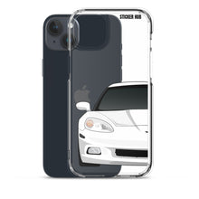 Load image into Gallery viewer, White C6 Corvette - iPhone Case