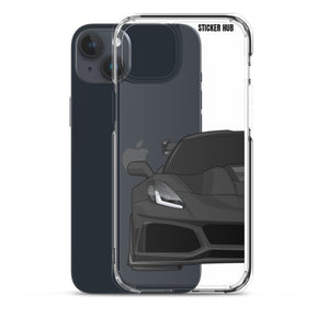 Black C7 Corvette Zr1 - iPhone Case