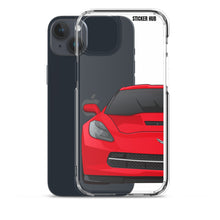 Load image into Gallery viewer, Torch Red C7 Corvette Stingray - iPhone Case