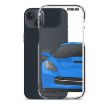 Load image into Gallery viewer, Laguna Blue C7 Corvette Stingray - iPhone Case