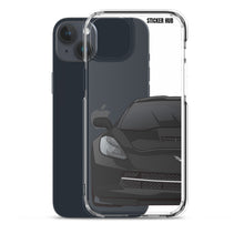 Load image into Gallery viewer, Black C7 Corvette Stingray - iPhone Case