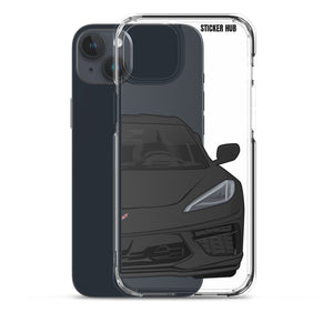 Black C8 Corvette - iPhone Case