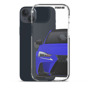 Ultrasonic Blue Lexus IS300 - iPhone Case