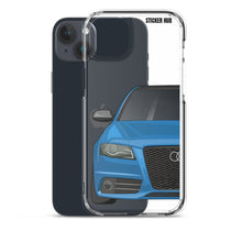 Load image into Gallery viewer, Sprint Blue B8 Audi S4 - iPhone Case