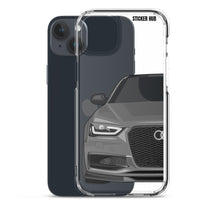 Load image into Gallery viewer, Monsoon Gray B8.5 Audi S4 - iPhone Case