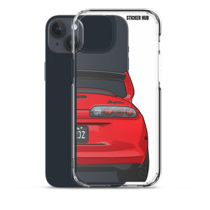 Red Toyota Supra - iPhone Case