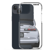 Load image into Gallery viewer, Silver Toyota Supra - iPhone Case