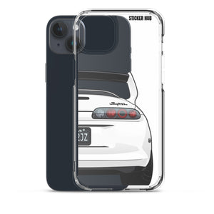 White Toyota Supra - iPhone Case