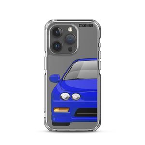 Blue Acura Integra - iPhone Case