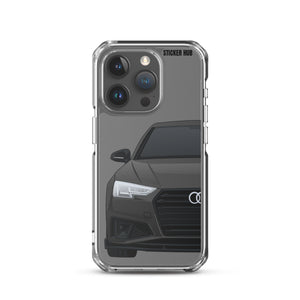 Black B9 Audi S4 "Facelift" - iPhone Case