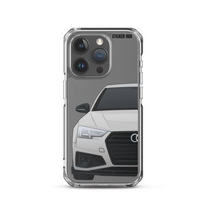 Silver B9 Audi S4 "Facelift" - iPhone Case