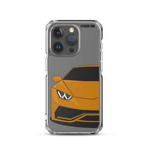 Orange Lamborghini Huracan - iPhone Case