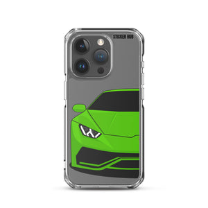 Green Lamborghini Huracan - iPhone Case