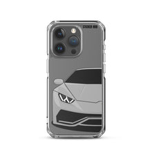 Load image into Gallery viewer, Silver Lamborghini Huracan - iPhone Case