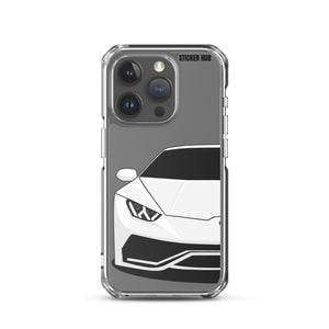 White Lamborghini Huracan - iPhone Case