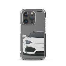 Load image into Gallery viewer, Silver Lamborghini Aventadoor - iPhone Case