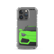 Load image into Gallery viewer, Green Lamborghini Aventadoor - iPhone Case