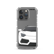 Load image into Gallery viewer, White Lamborghini Aventadoor - iPhone Case