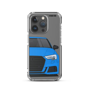 Turbo Blue B9 Audi S3 - iPhone Case