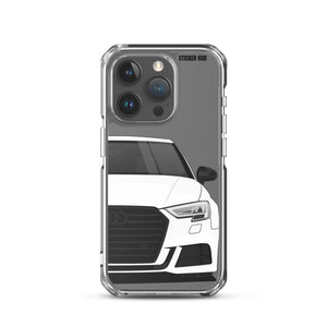 White B9 Audi S3 - iPhone Case