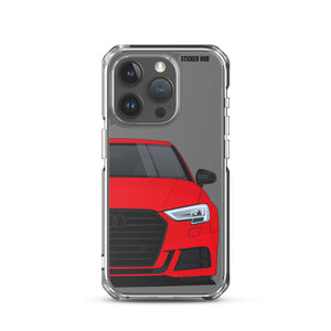 Tango Red B9 Audi S3 - iPhone Case