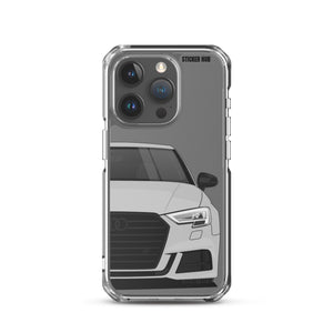 Silver B9 Audi S3 - iPhone Case