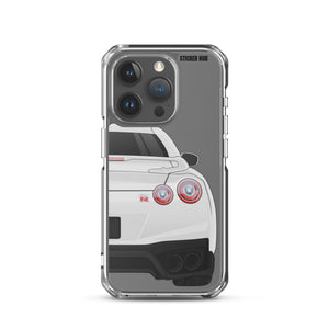 White R35 Nissan GTR - iPhone Case