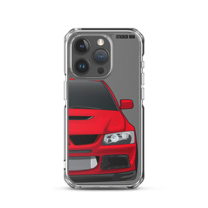 Red Mitsubishi Evo - iPhone Case