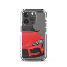 Load image into Gallery viewer, Renaissance Red MKV Toyota Supra - iPhone Case