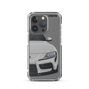 Silver MKV Toyota Supra - iPhone Case