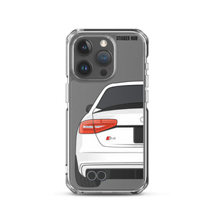 White B8.5 Audi S4 - iPhone Case