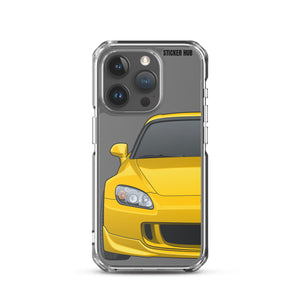 Yellow Honda S2000 - iPhone Case