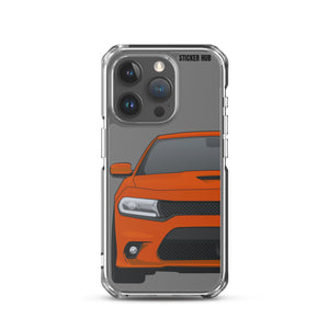 Orange 15-21 Charger - iPhone Case