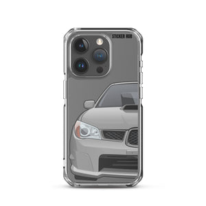 Crystal Grey 06-07 Subaru WRX STI - iPhone Case