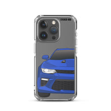 Load image into Gallery viewer, Hyper Blue 6th Gen Camaro SS - iPhone Case