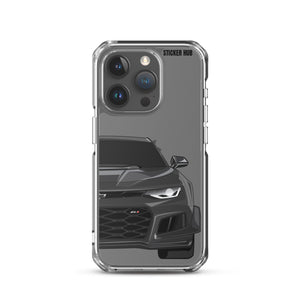 Black 6th Gen Camaro ZL1 1LE - iPhone Case