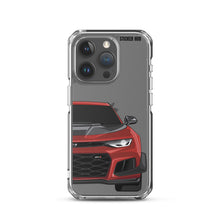 Load image into Gallery viewer, Garnet Red 6th Gen Camaro ZL1 1LE - iPhone Case