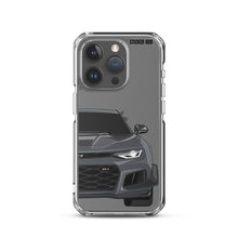 Load image into Gallery viewer, Gray 6th Gen Camaro ZL1 1LE - iPhone Case