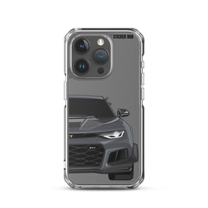 Gray 6th Gen Camaro ZL1 1LE - iPhone Case