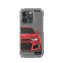 Load image into Gallery viewer, Red Hot 6th Gen Camaro ZL1 - iPhone Case