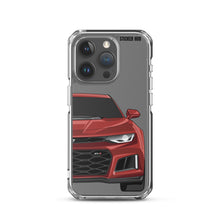 Load image into Gallery viewer, Garnet Red 6th Gen Camaro ZL1 - iPhone Case