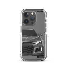 Load image into Gallery viewer, Gray 6th Gen Camaro ZL1 - iPhone Case