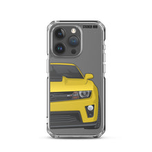 Load image into Gallery viewer, Rally Yellow 5th Gen Camaro ZL1 - iPhone Case